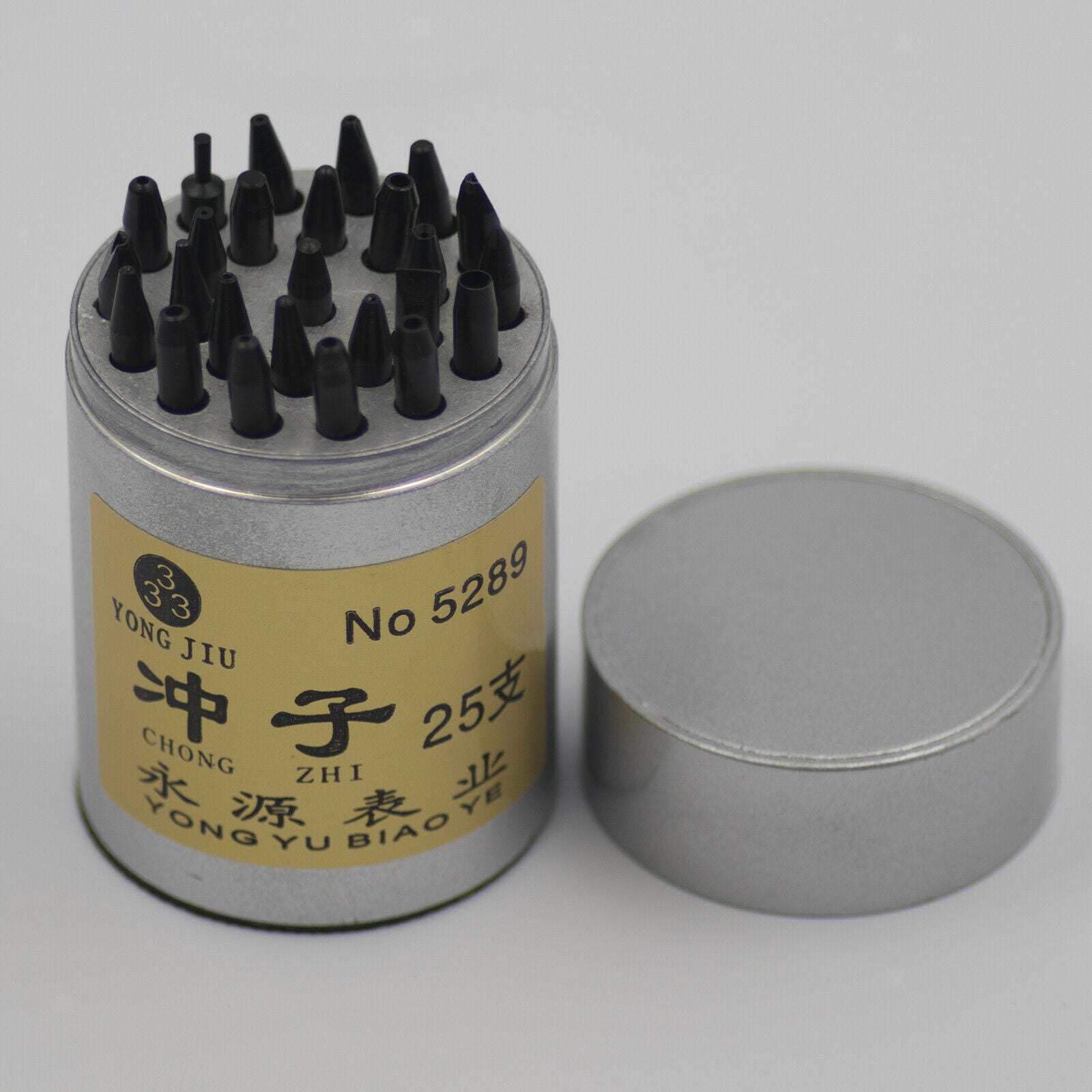25 Pieces Belts Punch Pin Punchs Drill Tip Watch Repair for Watchmaker