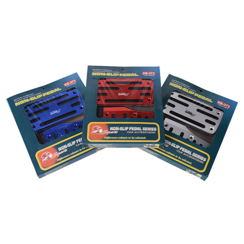 3X/2X Car Auto Vehicle Non-slip Pedal Foot BoardTreadle Cover Pad AluminiuY Ad