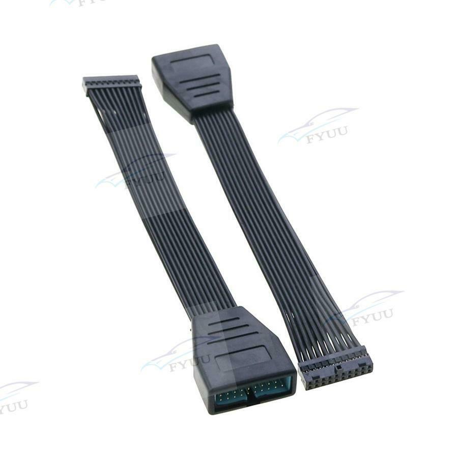1Pcs Motherboard USB 3.0 20 Pin Female to USB 3.0 20 Pin Male Extension Cable