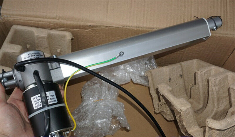 DC 24V 55W Hall feedback electric push rod motor stroke 280mm massage lift motor