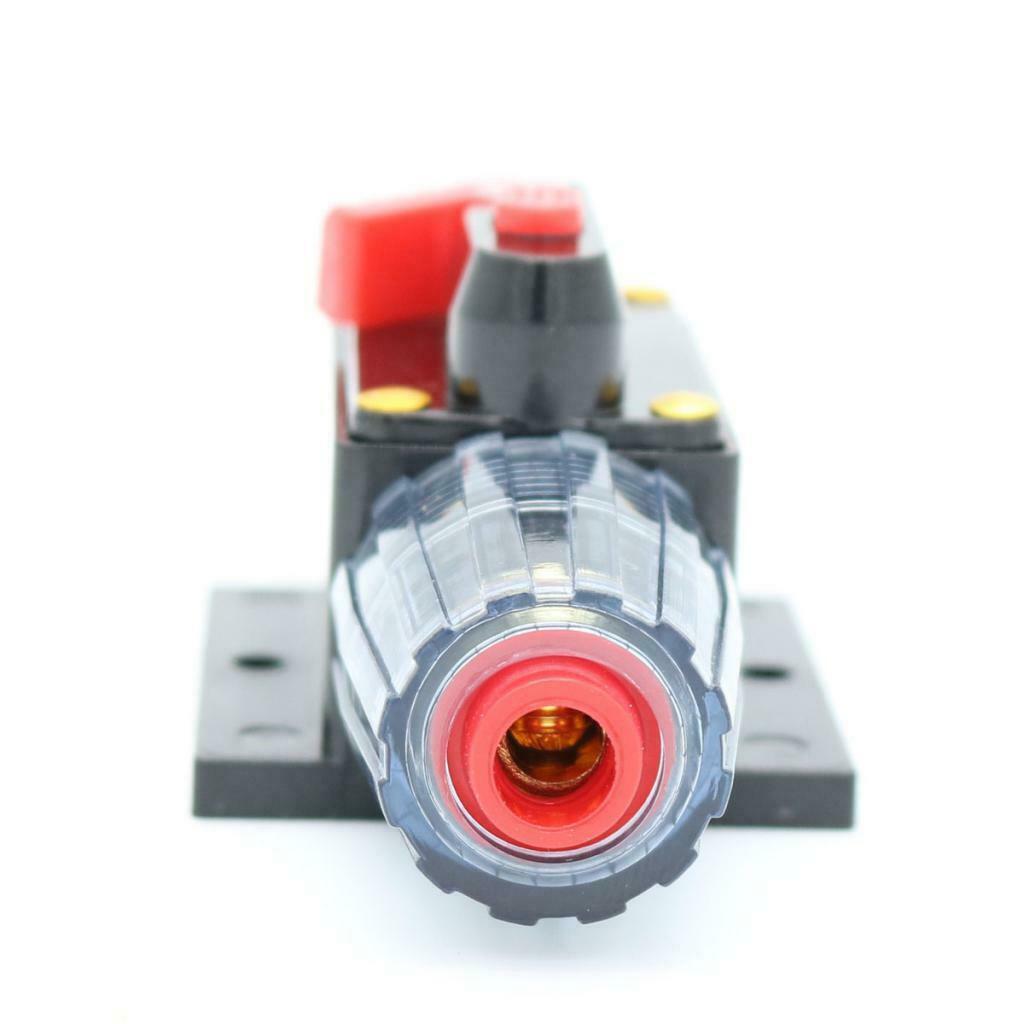 DC12V 24V 80AMP Car Audio Inline Circuit Breaker Fuse Manual Reset Switch
