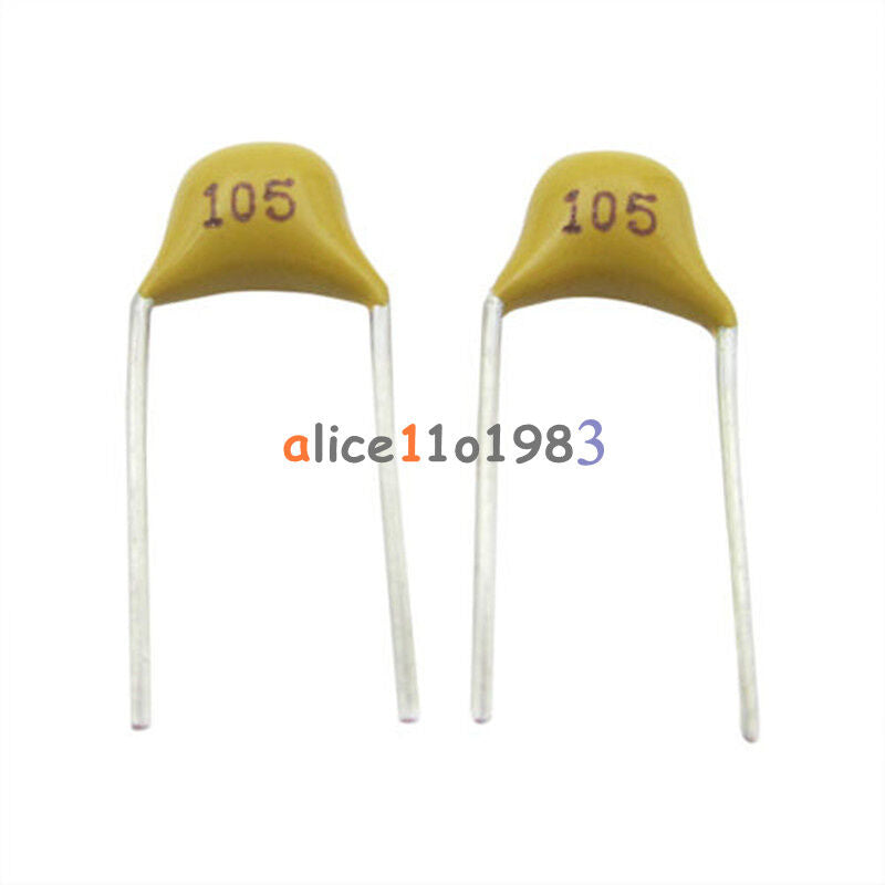 50Pcs 1uF 105 50V Monolithic Ceramic Chip Capacitor NEW