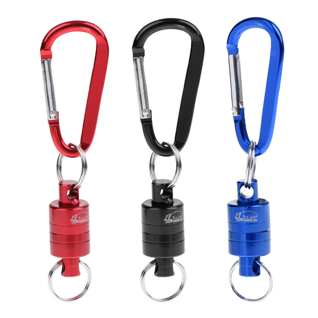 3pcs Magnetic Net Landing Net Holder Gear Release Tool Fly Fishing Tace Tool