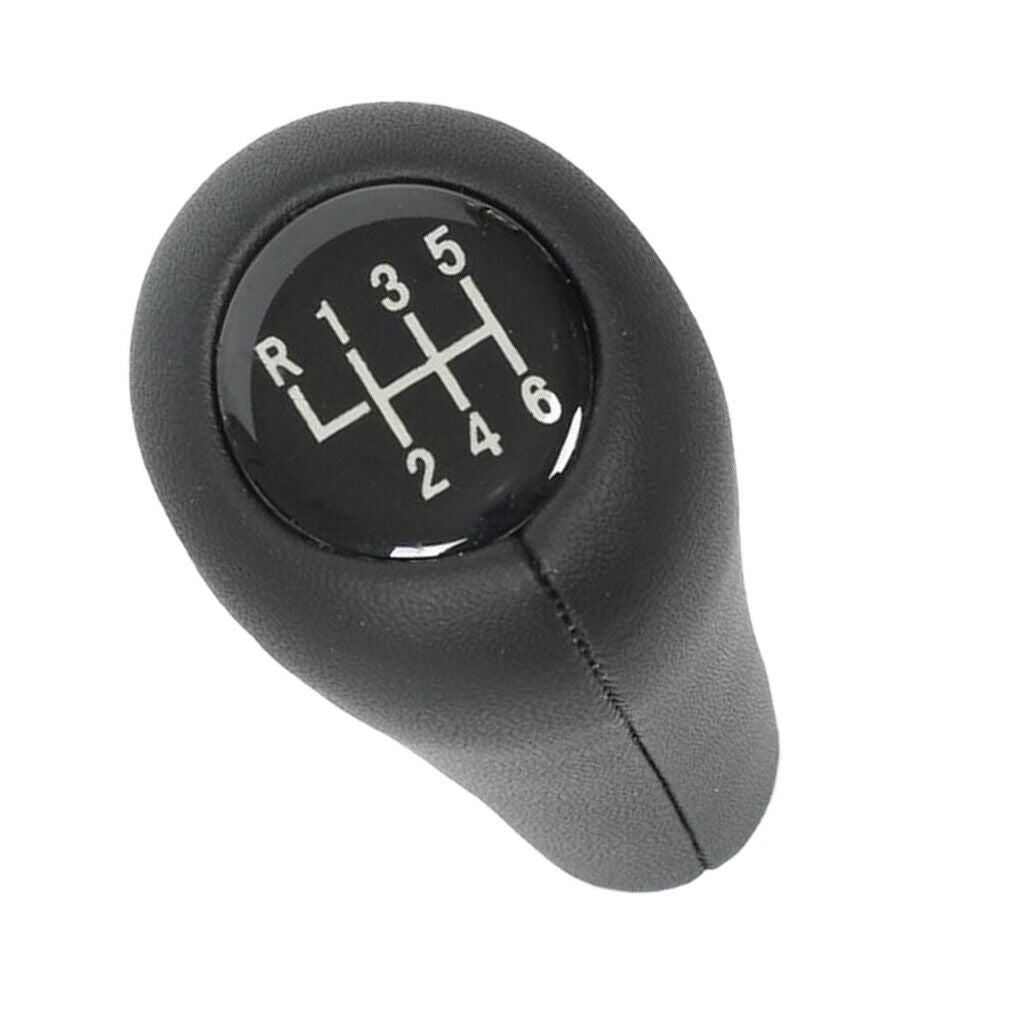 6 Speed Leather Gear Shift Knob Shift Lever Handball for BMW 5 7 Series