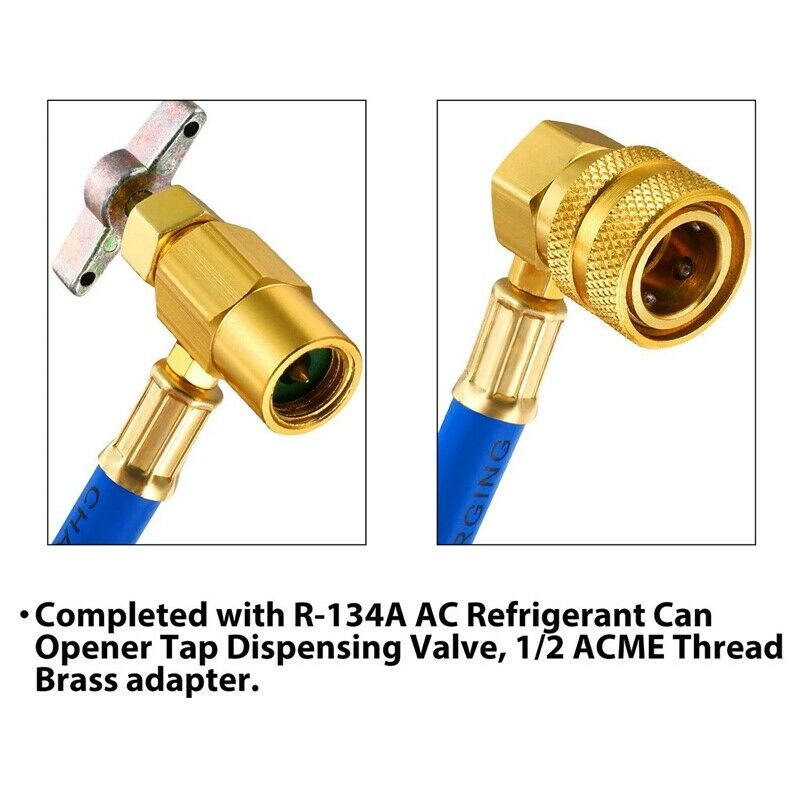 BPV31 Hose Refrigerant Valve,Piercing Tap Valve Kits U- Charging Hose RefrigerT2