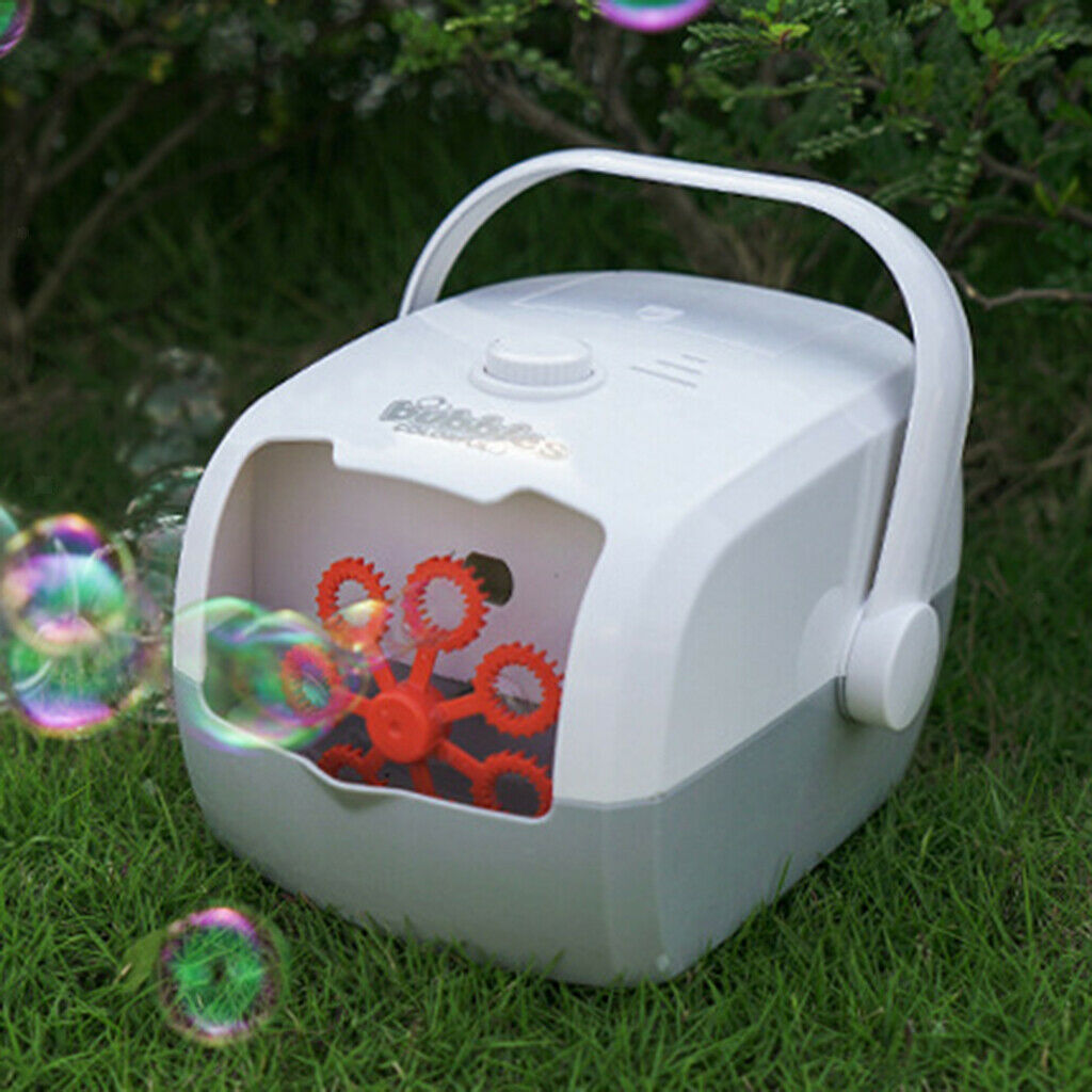 Bubble Machine Bubble Blower for Birthday Party Stage DJ Indoor Gray