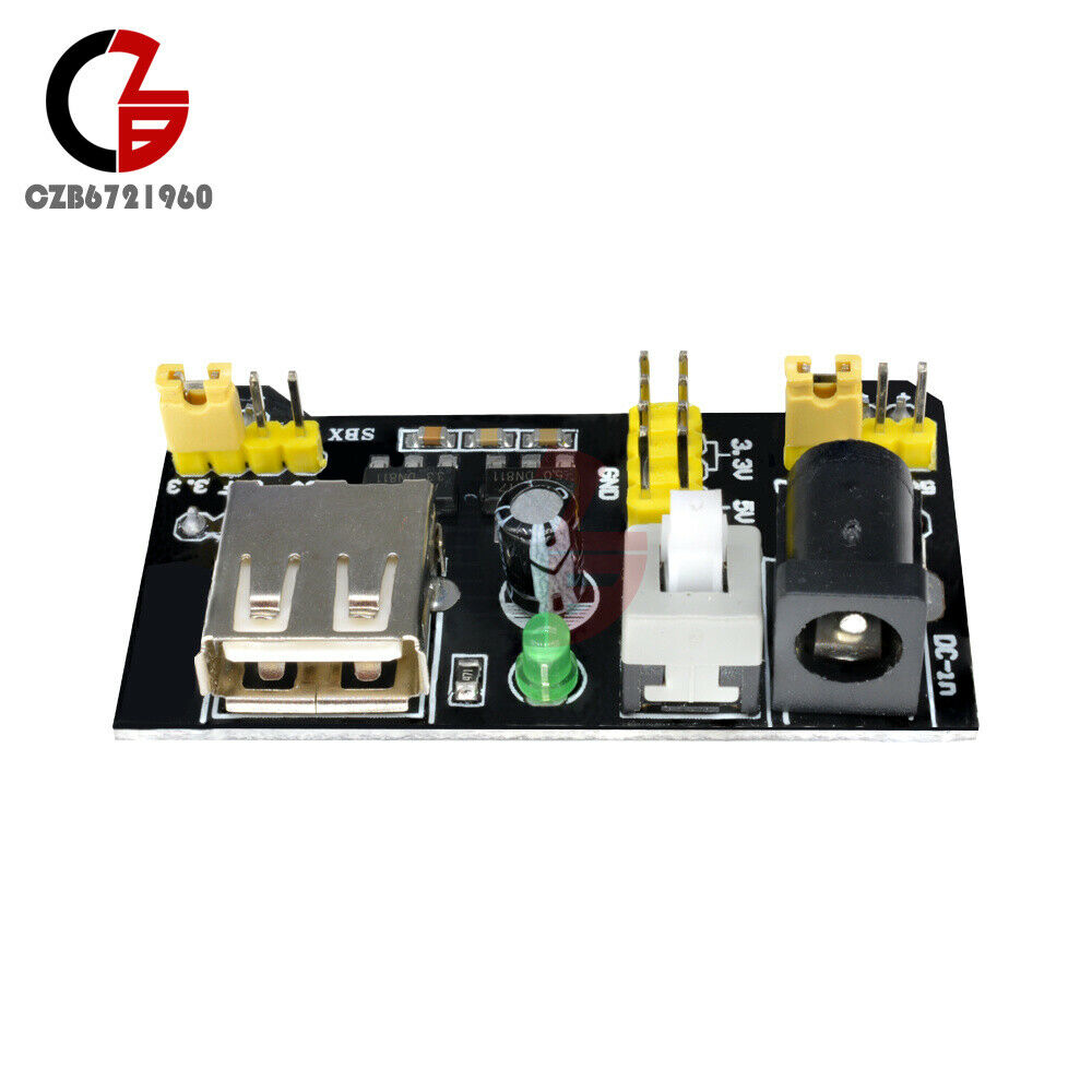 5PCS Breadboard Power Supply Module USB 3.3V/5V Fit For MB102 Breadboard