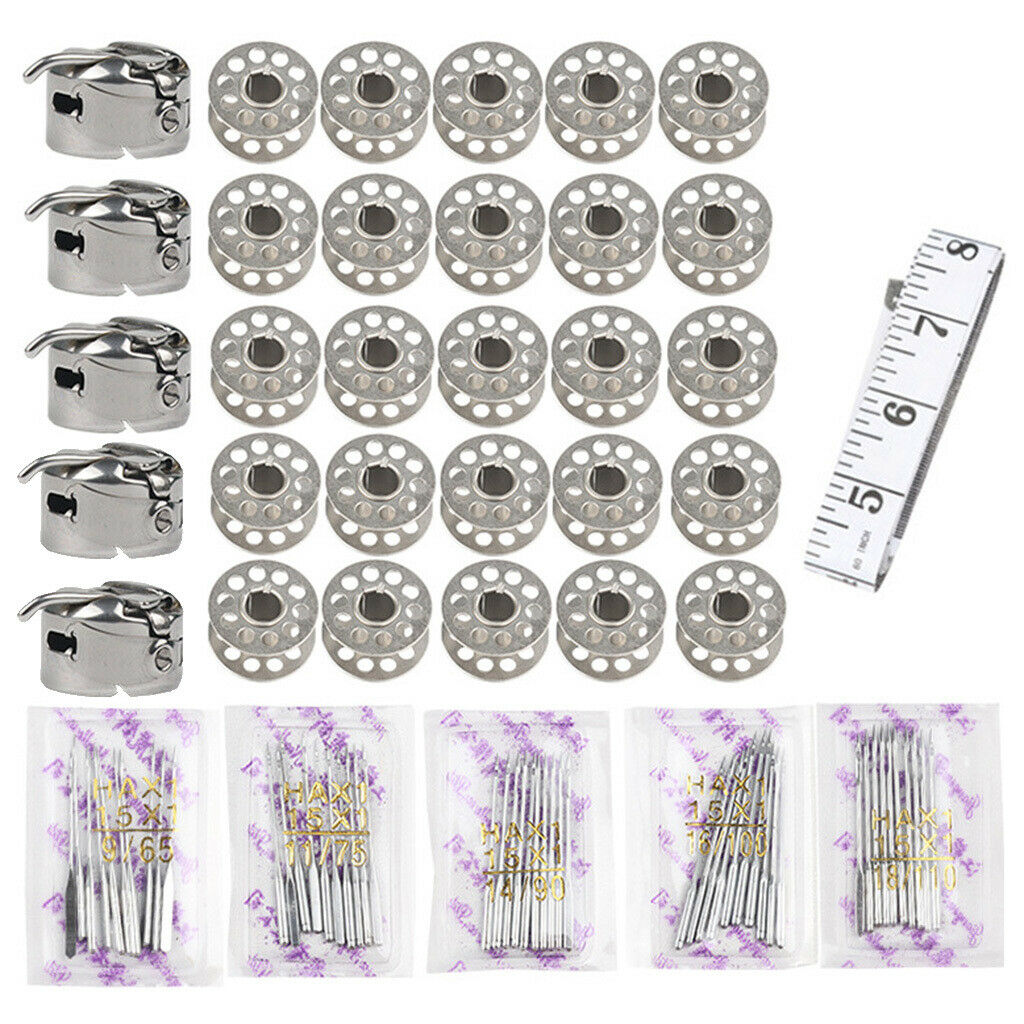 81Pcs Sewing Machine Needles Measuring Tape Complete Sewing Supplies Kit