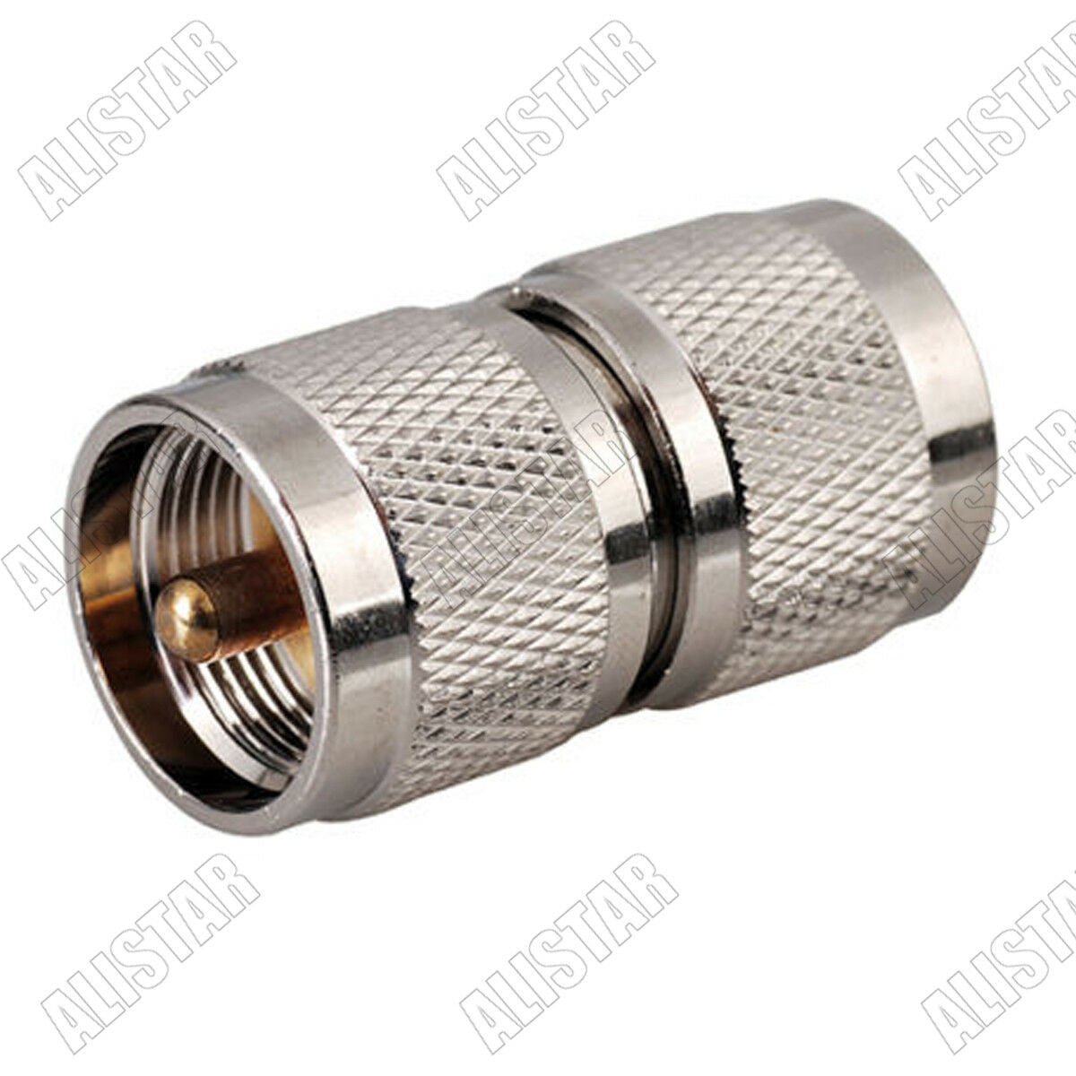 5x UHF PL259 Male Plug to N Type Male Straight RF Coax Adapter RF Connector