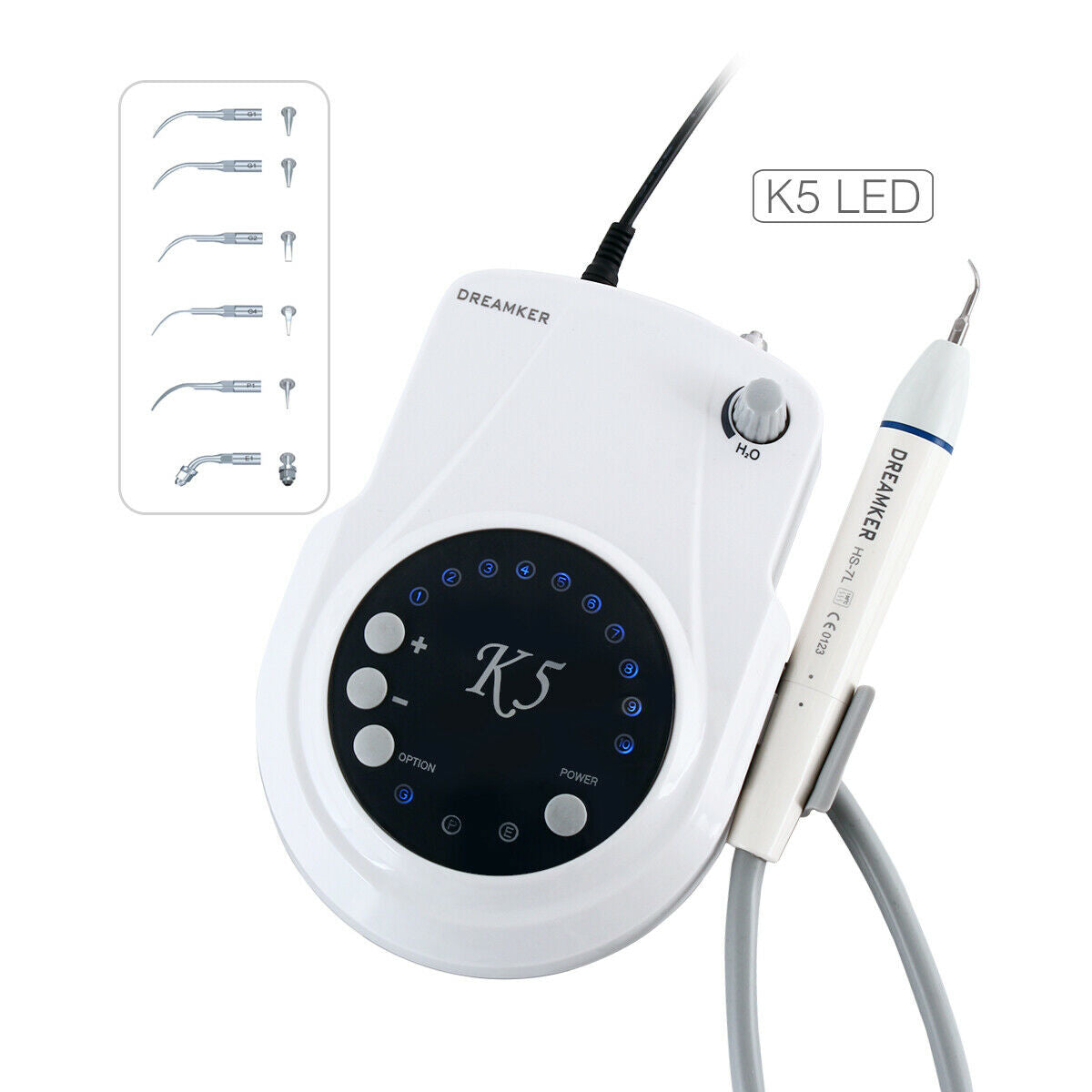 Dental Ultrasonic Piezo Scaler K5-LED Handpiece Scaling Perio Endo DREAMKER