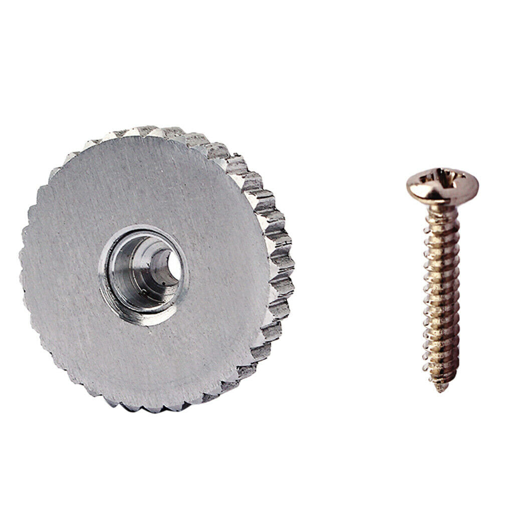 Guitar Belt Strap Lock Knob With Mounting Screw For