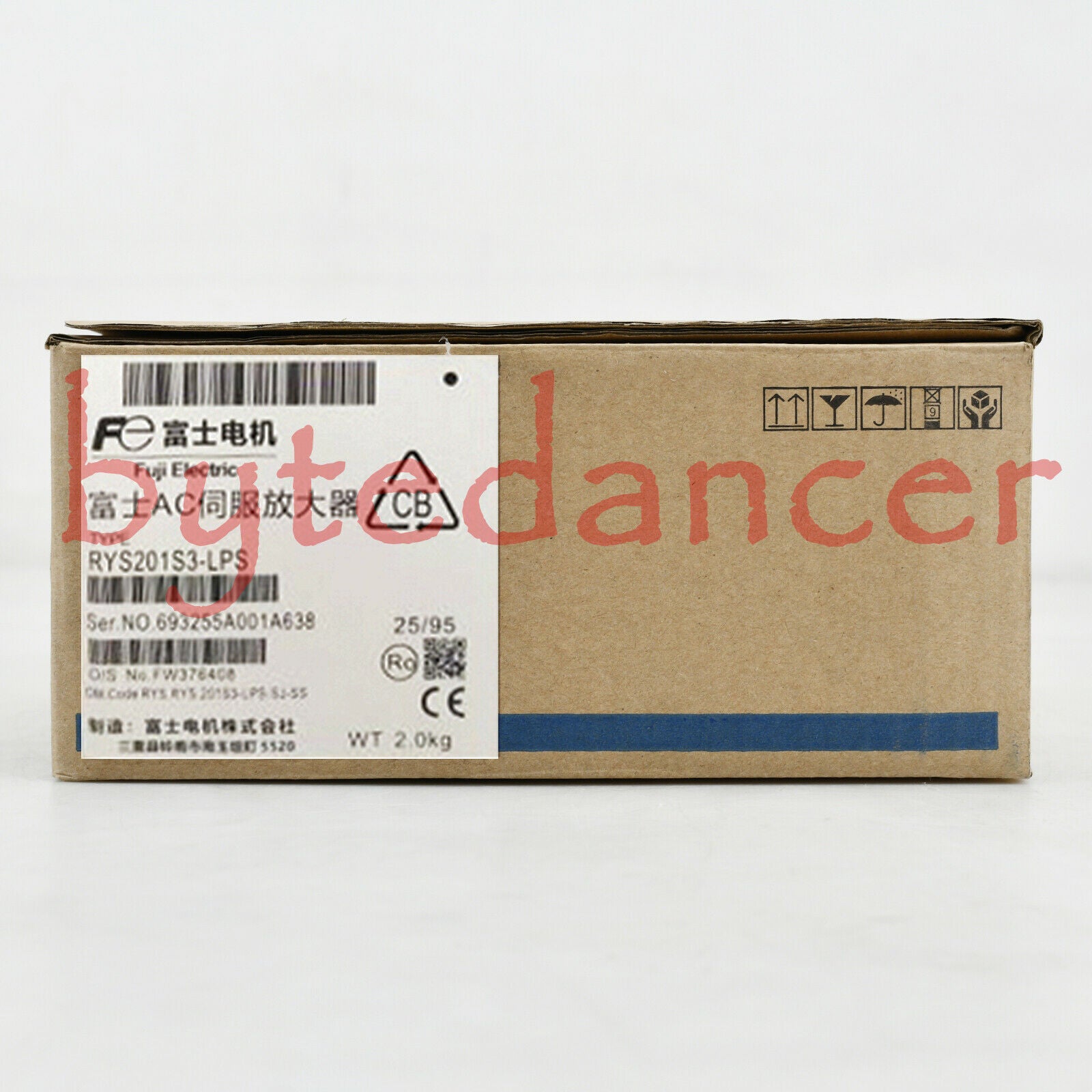 1PC Brand New Servo Drives RYS201S3-LPS 1year warranty DHL free Ship FU9T BYT