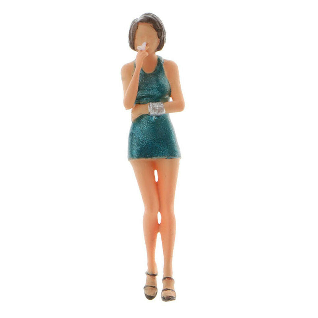 3 Pieces 1/64 Classic People Character Men Women Diorama Accessory Decor