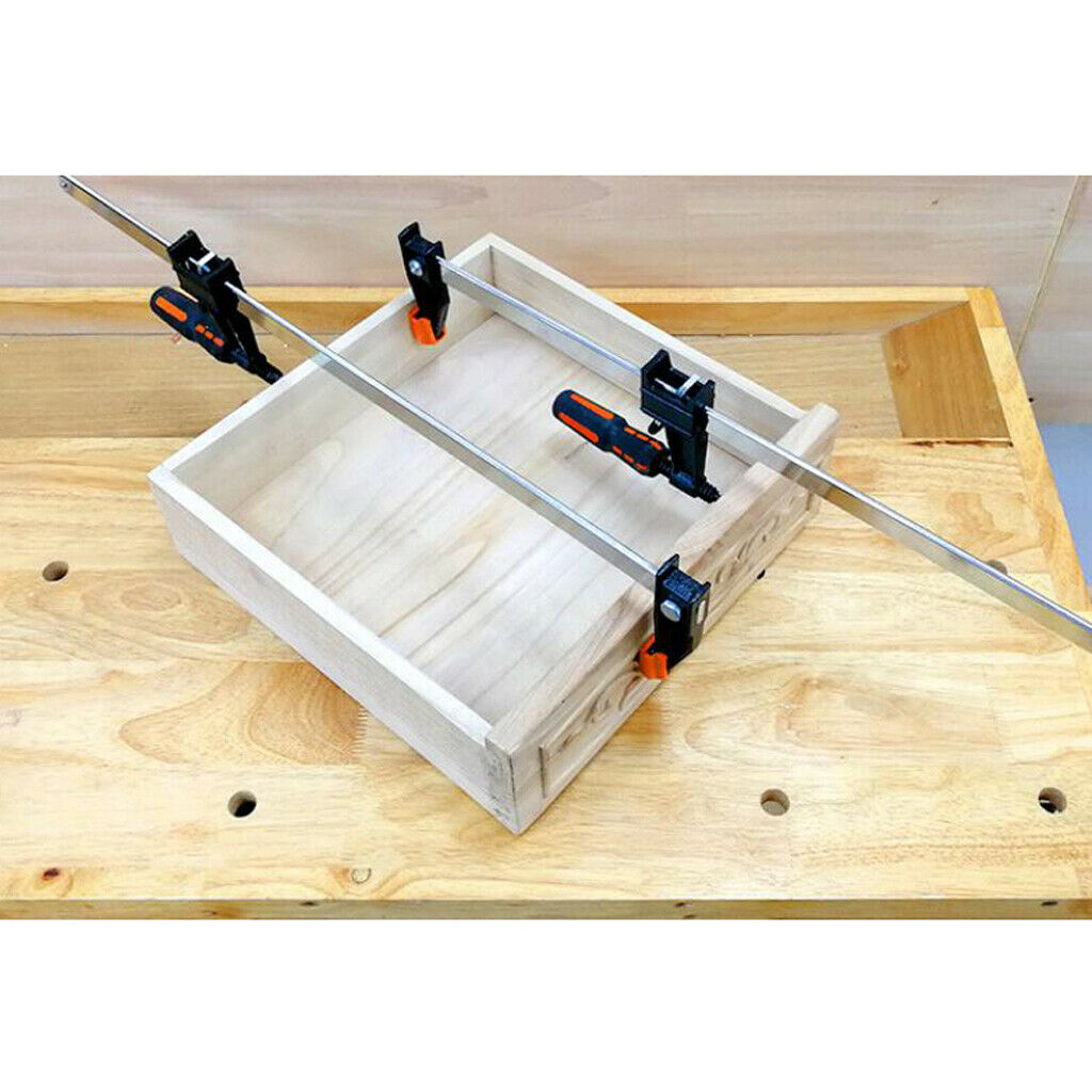 6/12/18-Inch Clutch Style Bar Clamps Iron F-Clamp Woodworking Clamps 6Inch