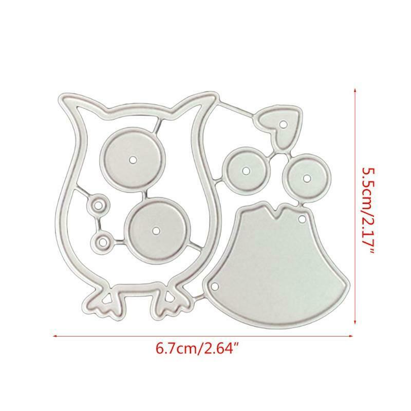 Night Owls Cutting Die Template Halloween Birthday Crads Making Accessories