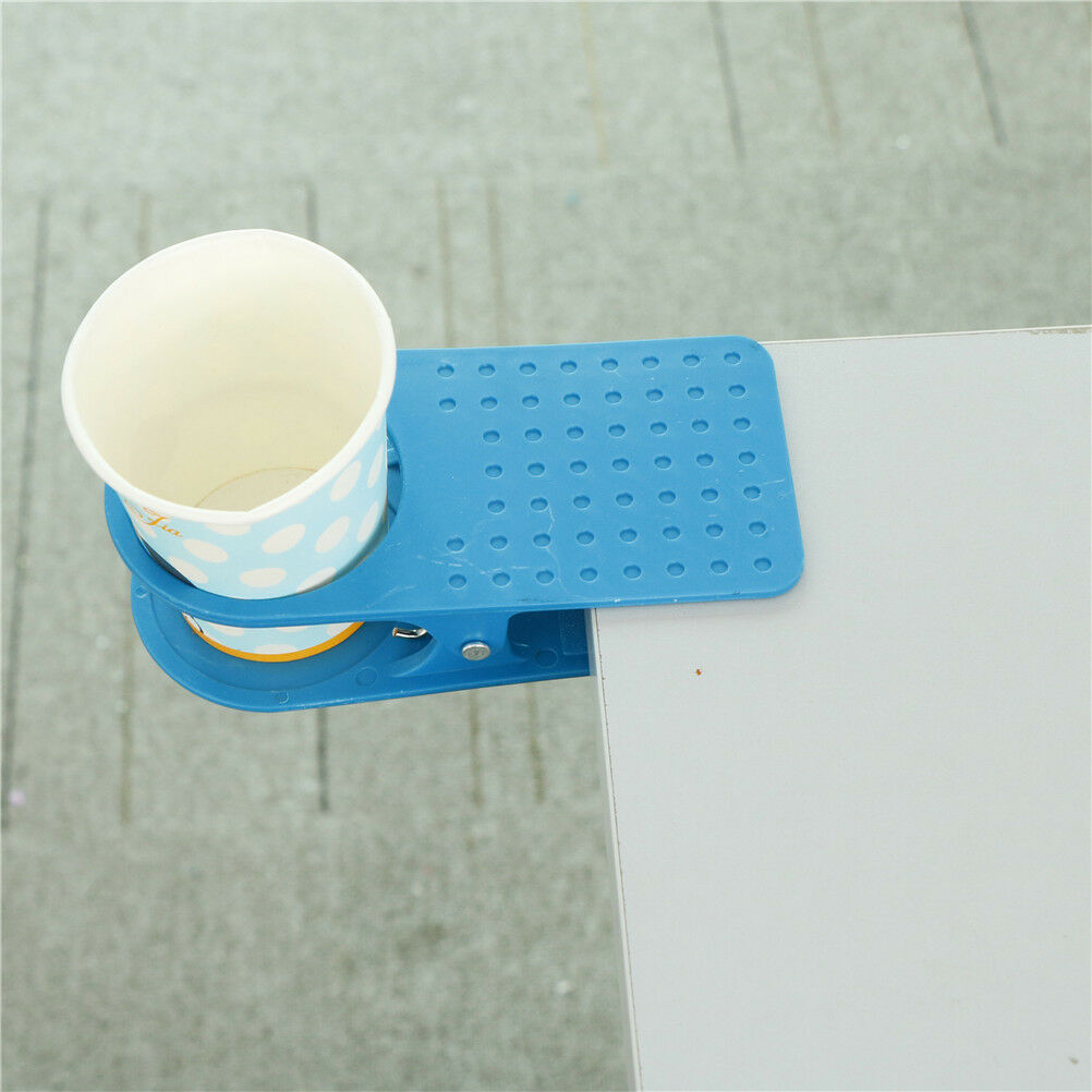 Cup Drink Holder Clip Coffee Mug Desk Lap Folder Holder Office Supplie.l8