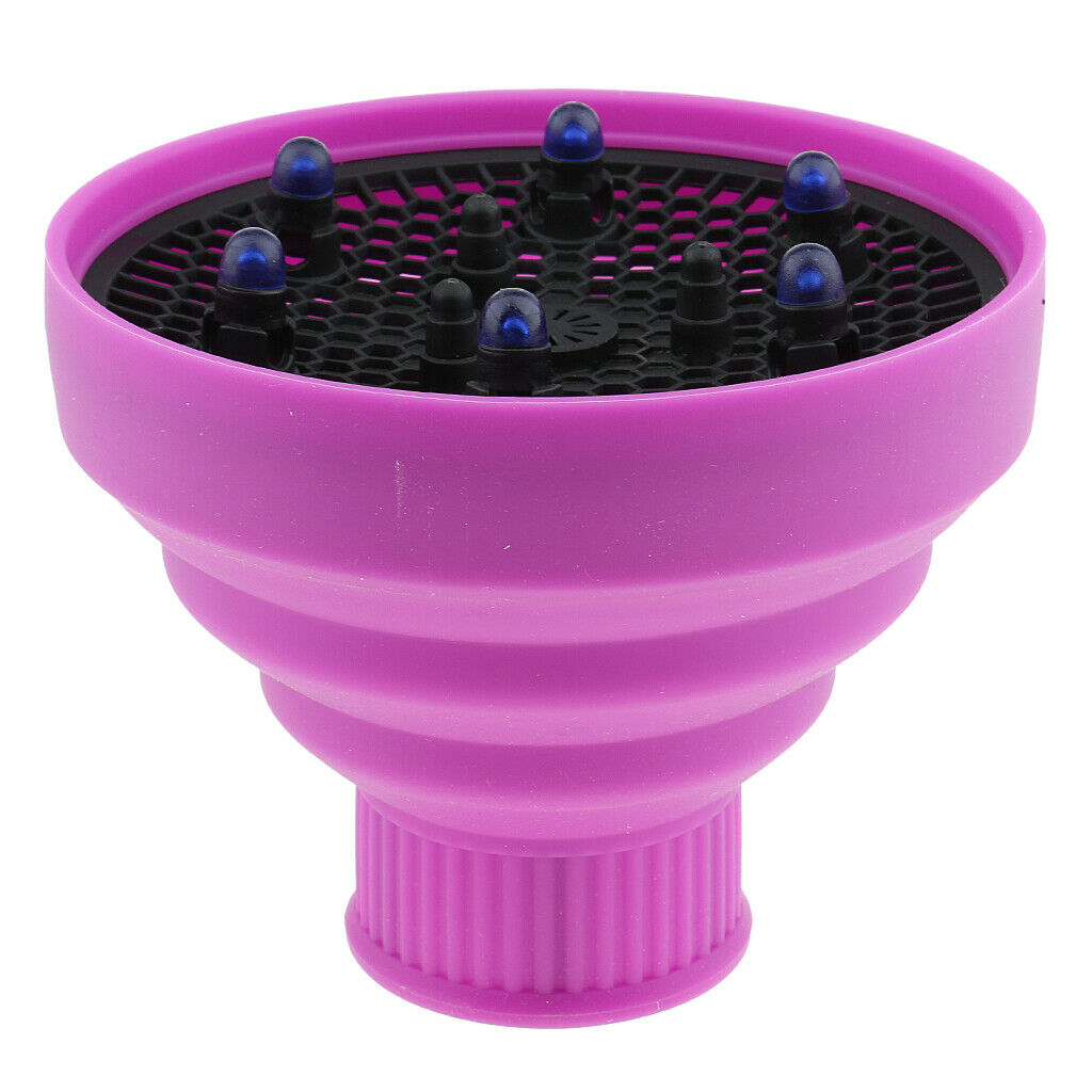 2Pieces Universal Silicone Curl Hair Dryer Blower Diffuser Hairdressing Tool
