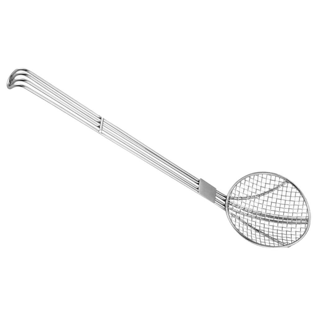 Stainless Steel Oil Grid Filter Spoon Hot Pot Skimmer Frying Filter 48cm