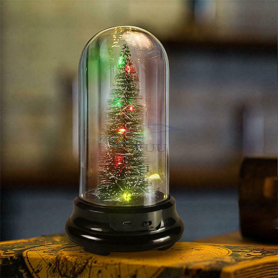 1 Piece Plastic Polishing Christmas Gift Tree Decoration Lights With USB Cable
