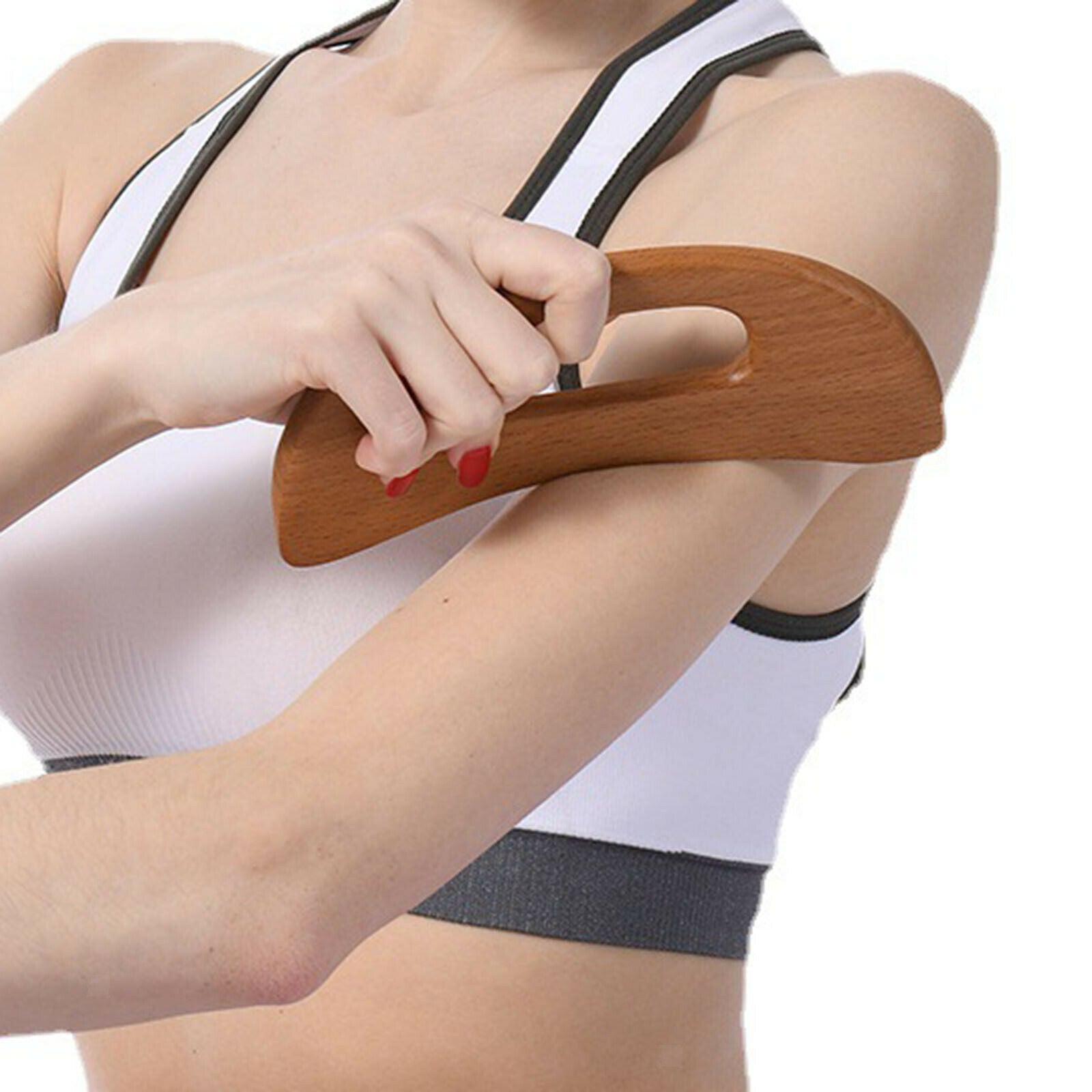Handheld Professional Wood Gua Sha Massage Tool Guasha Stick Scraping Board