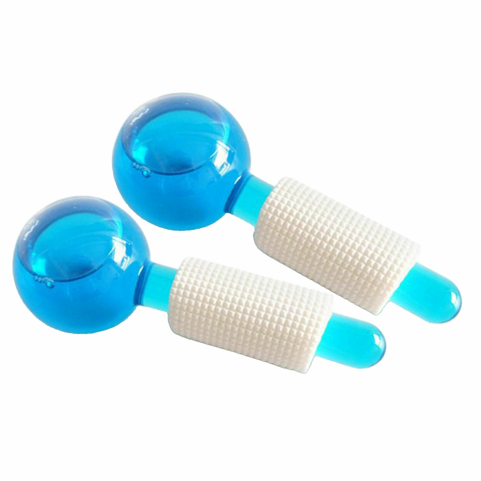 Set of 2Pcs Facial Massager Ice Ball Face Roller Massage Tool for Christmas