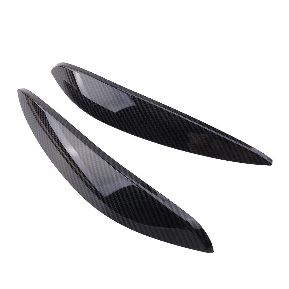 Two Headlamp Headlight Eyebrows Eyelids Cover Trim Fit for Benz Smart 453 Fortwo
