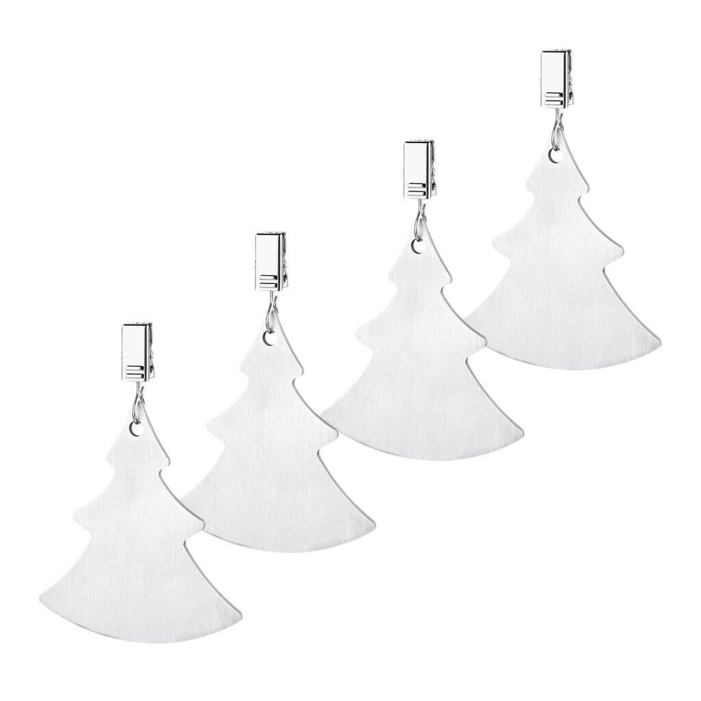 4Pcs Stainless Steel Tablecloth Clip Creative Table Cloth  For Picnic