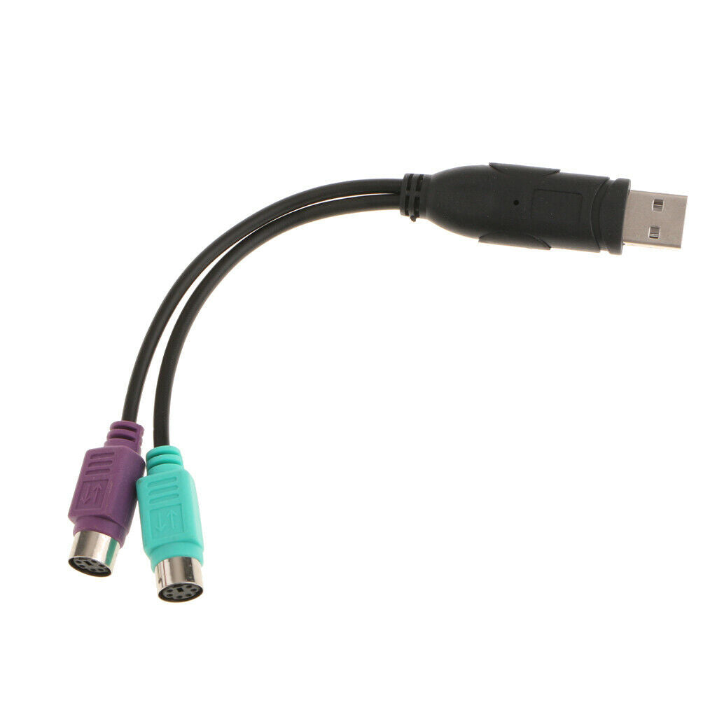 Adapter USB to PS2 converter USB to dual PS adapter for Ps2 mouse keyboard