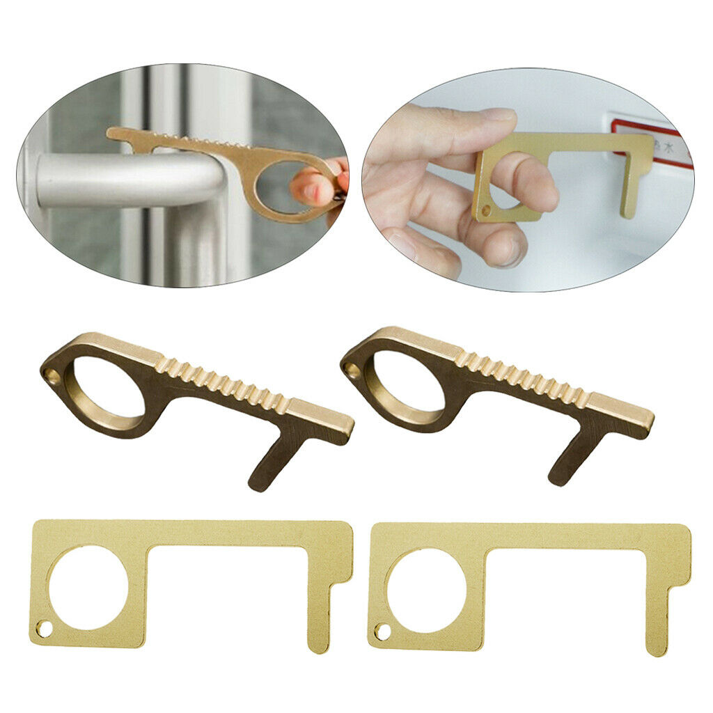 4Pcs Portable Hand Hygiene Door Opener Elevator Handle Key Avoid Touching