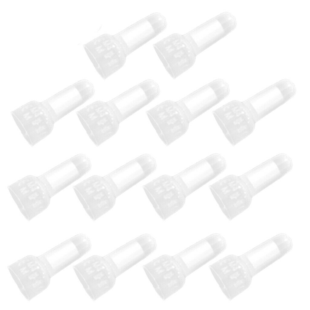 Set of 200pcs Closed End Crimp   22-18 & 22-14 AWG Wire Connector Terminal