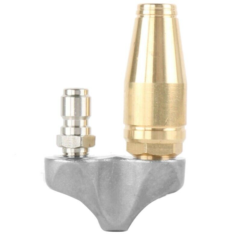 4X(Cleaning Nozzle Reverse Turbo Nozzle with 3/8 Inch  Connect Fitting L5C7)