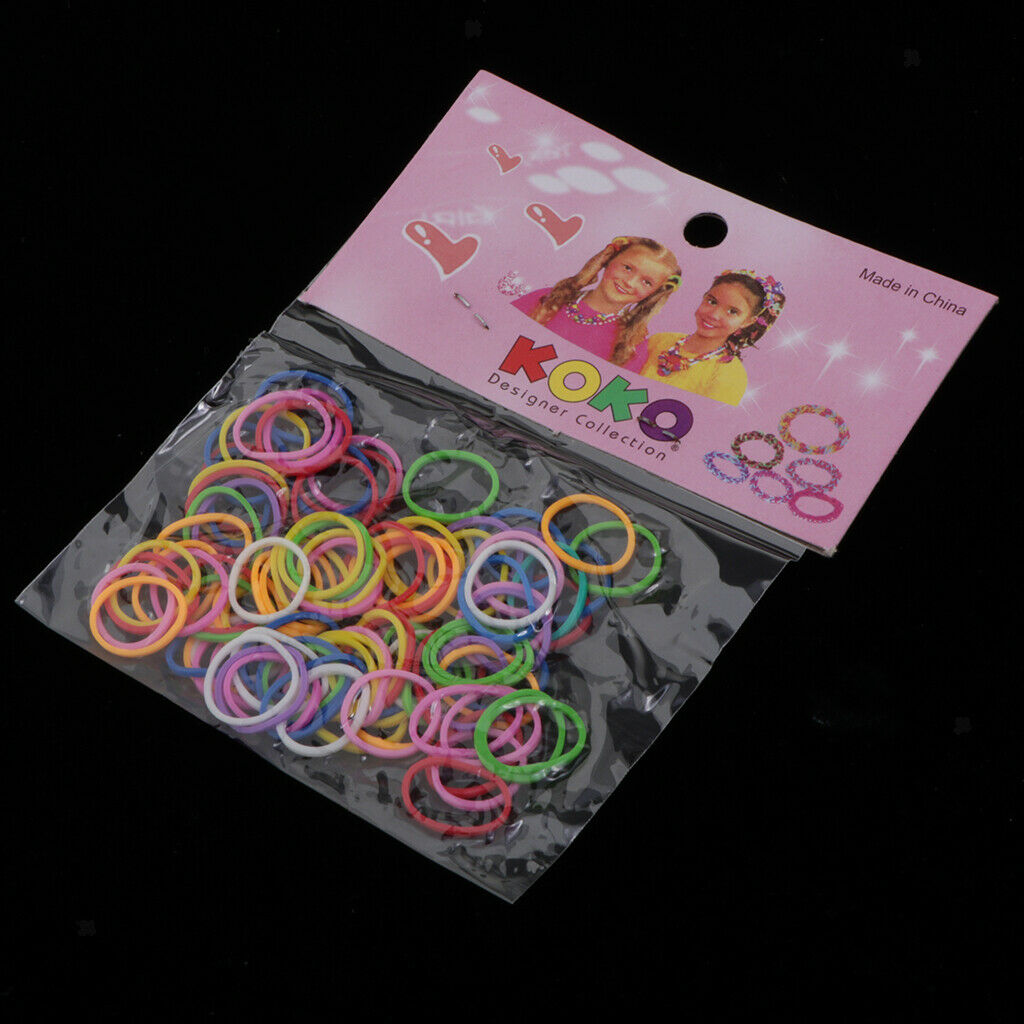 12 Bags Braid Rings Hair Hoops Braid Hair Clip Accessories, 0.23 inch Hair