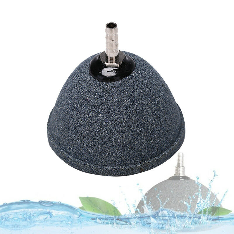 Air bubble disk stone aquarium aerator fish tank pump hydroponics oxygen 6cm FG