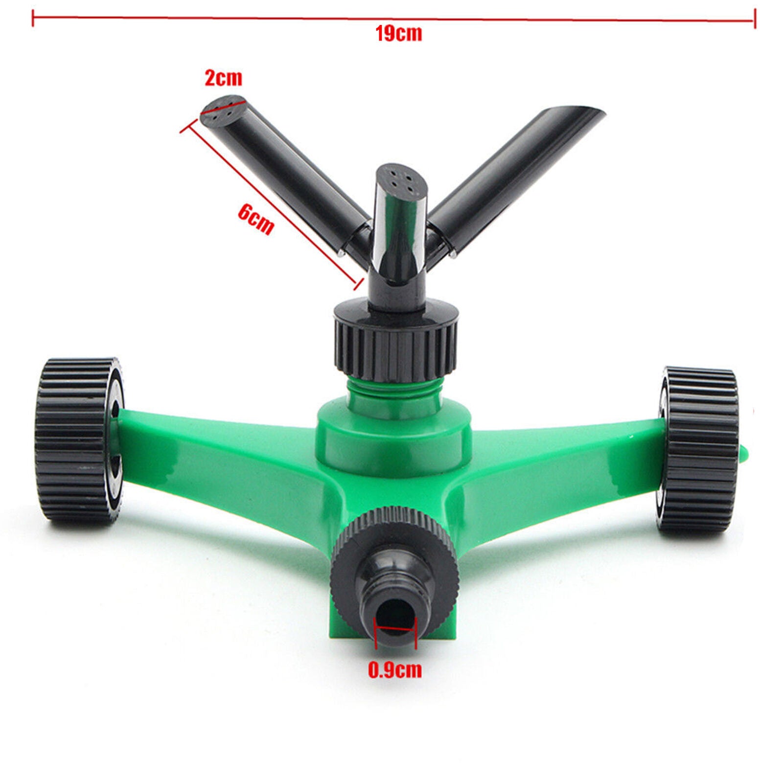 3 Arm Garden Watering Sprinkler Plant Lawn Farmland 360° Spray Irrigation System