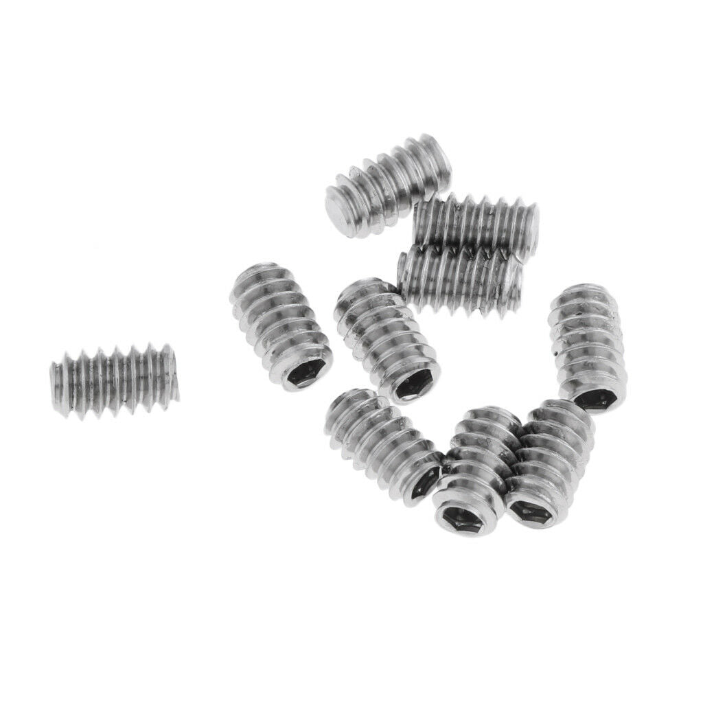 10 pieces stainless steel grub screws for surfboard, wakeboard, longboard,