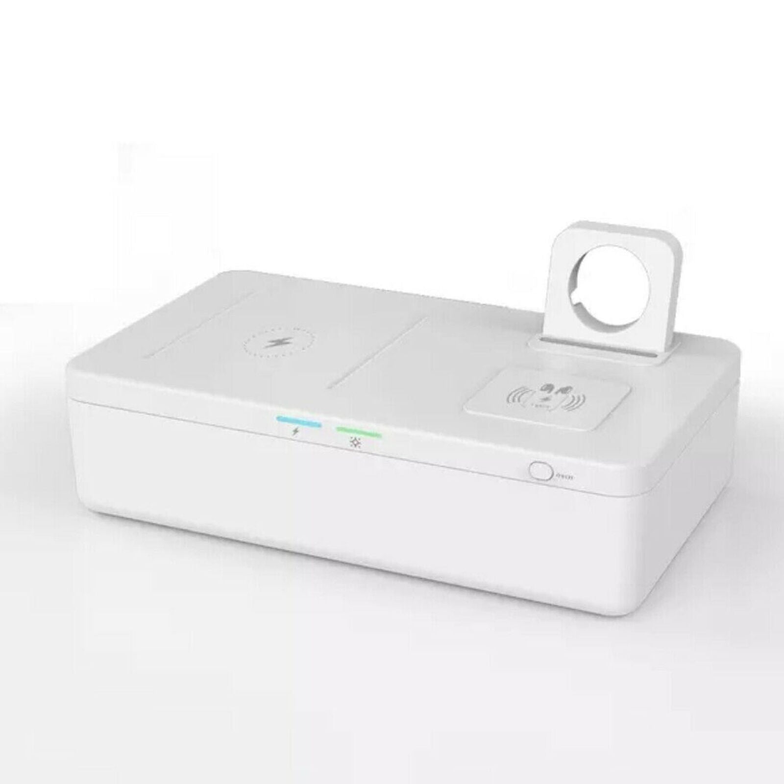Phone Sanitizer Sterilizer Box Multifunction 15w QI 3 in 1 Wireless Charger