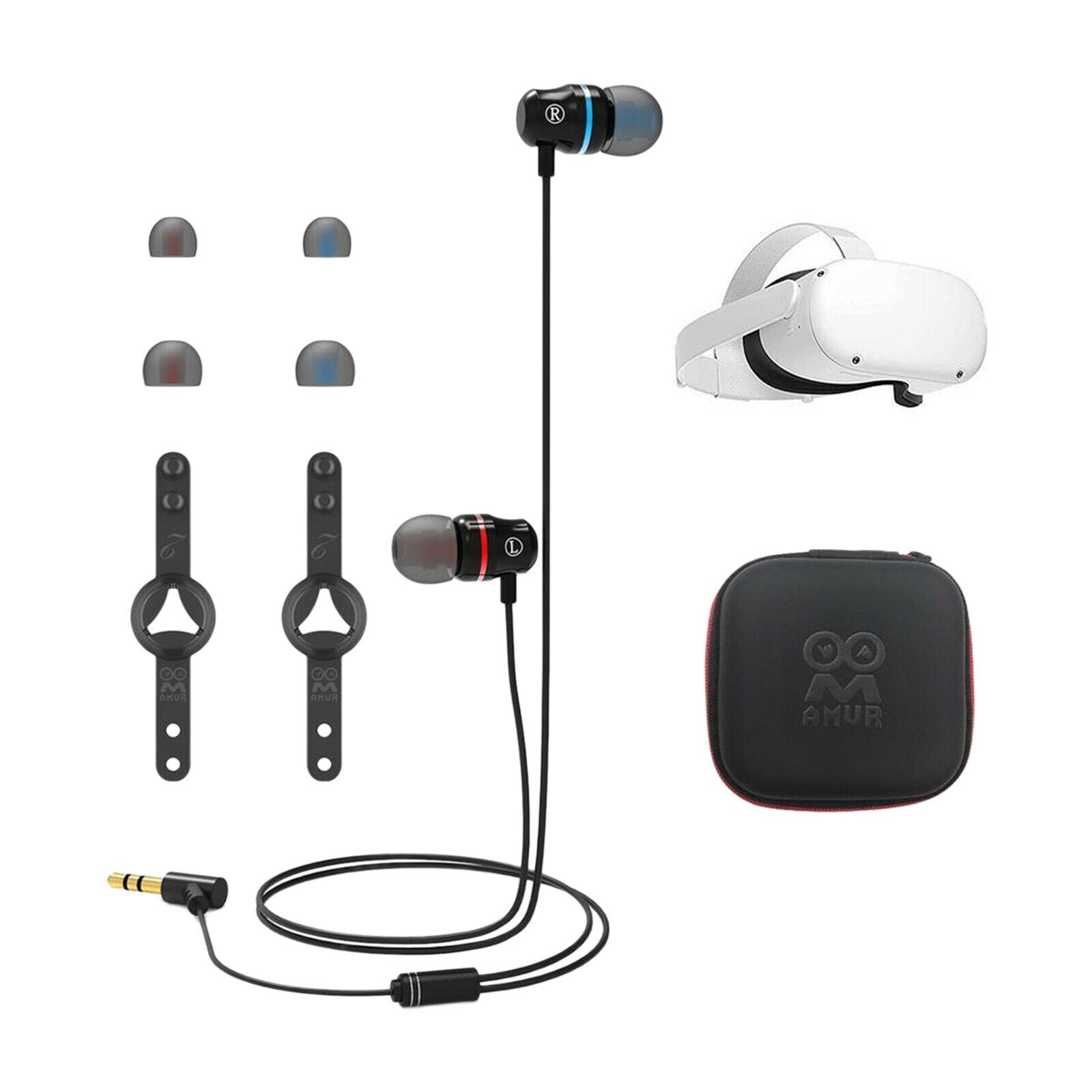 Noise Isolating Headphones Earphones Earbud for   Quest 2 VR Headsets