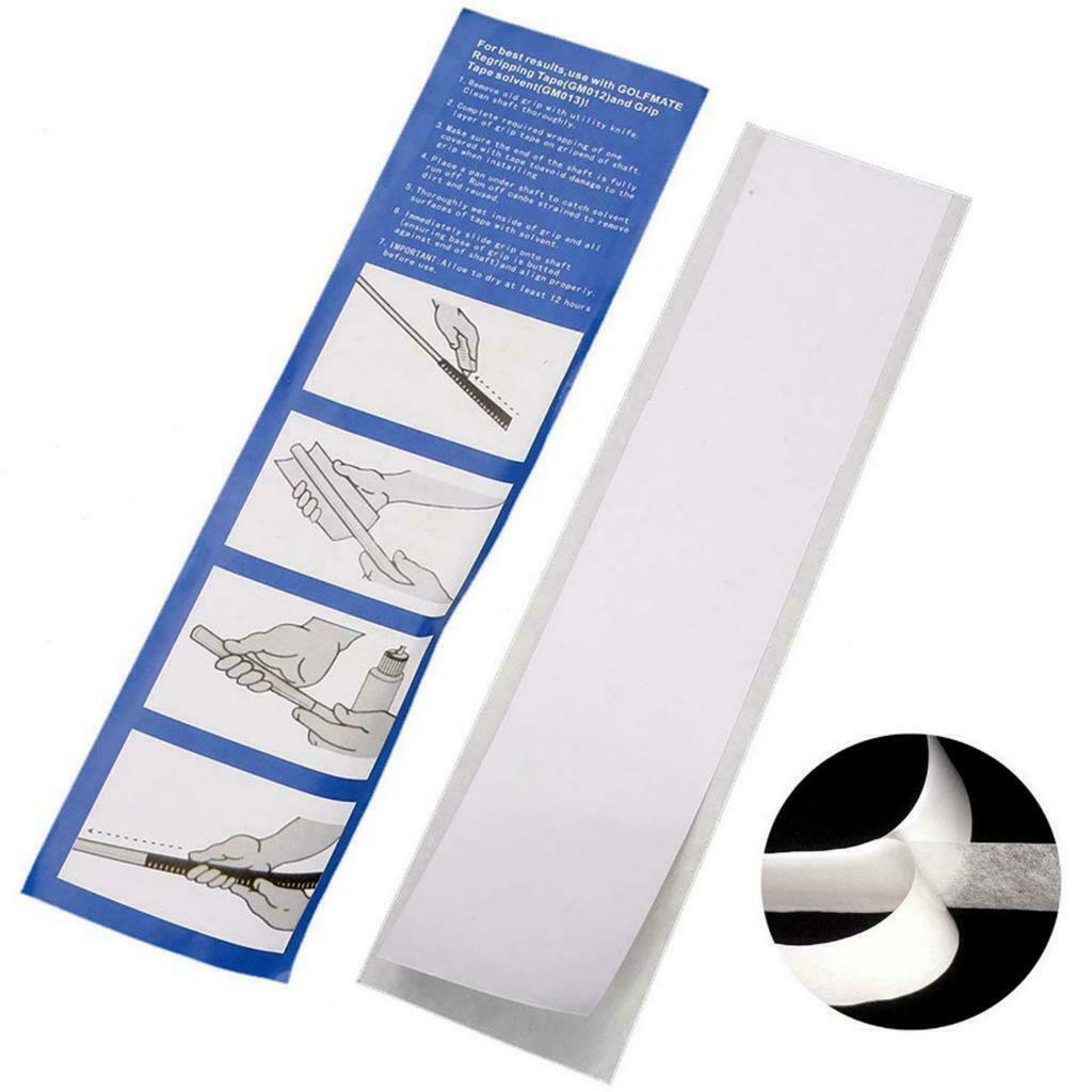 12 Pieces Professional Golf Grip Tape 22x5cm Regripping Regrip Shaft Cover Strip