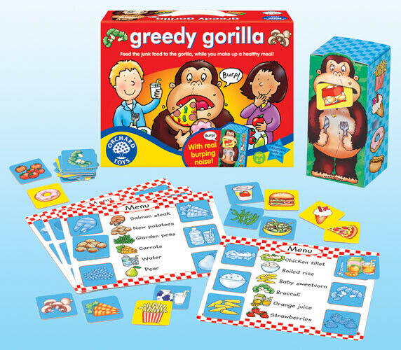 Orchard Toys 041 Greedy Gorilla  Kids Childrens British made Game 4 - 8 Years