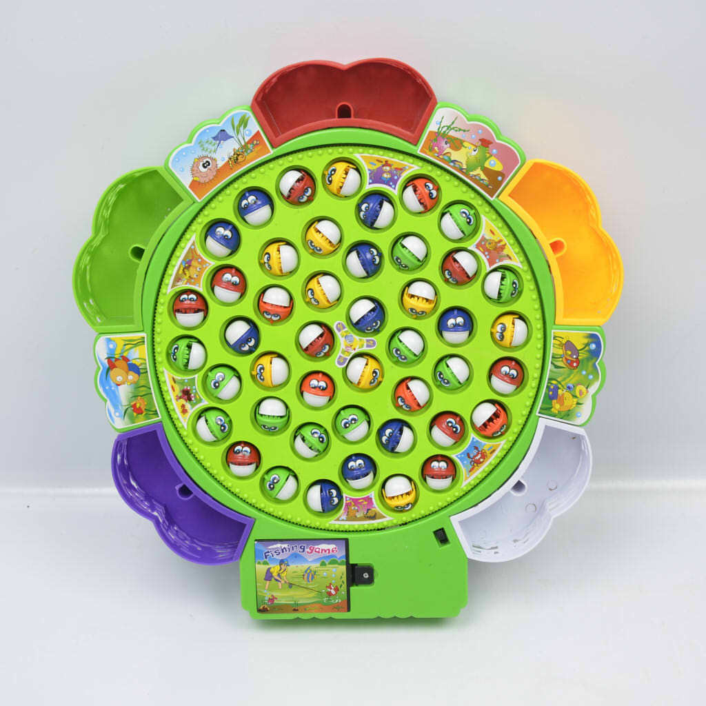 Fun Fishing Game Electric Musical Rotating Fishing Board Kids Gift Preschool