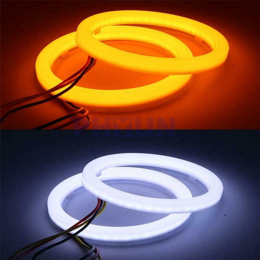 Car Angel Eyes Halo Rings Light Circle Ring Headlight Turn signal Lamp 12V