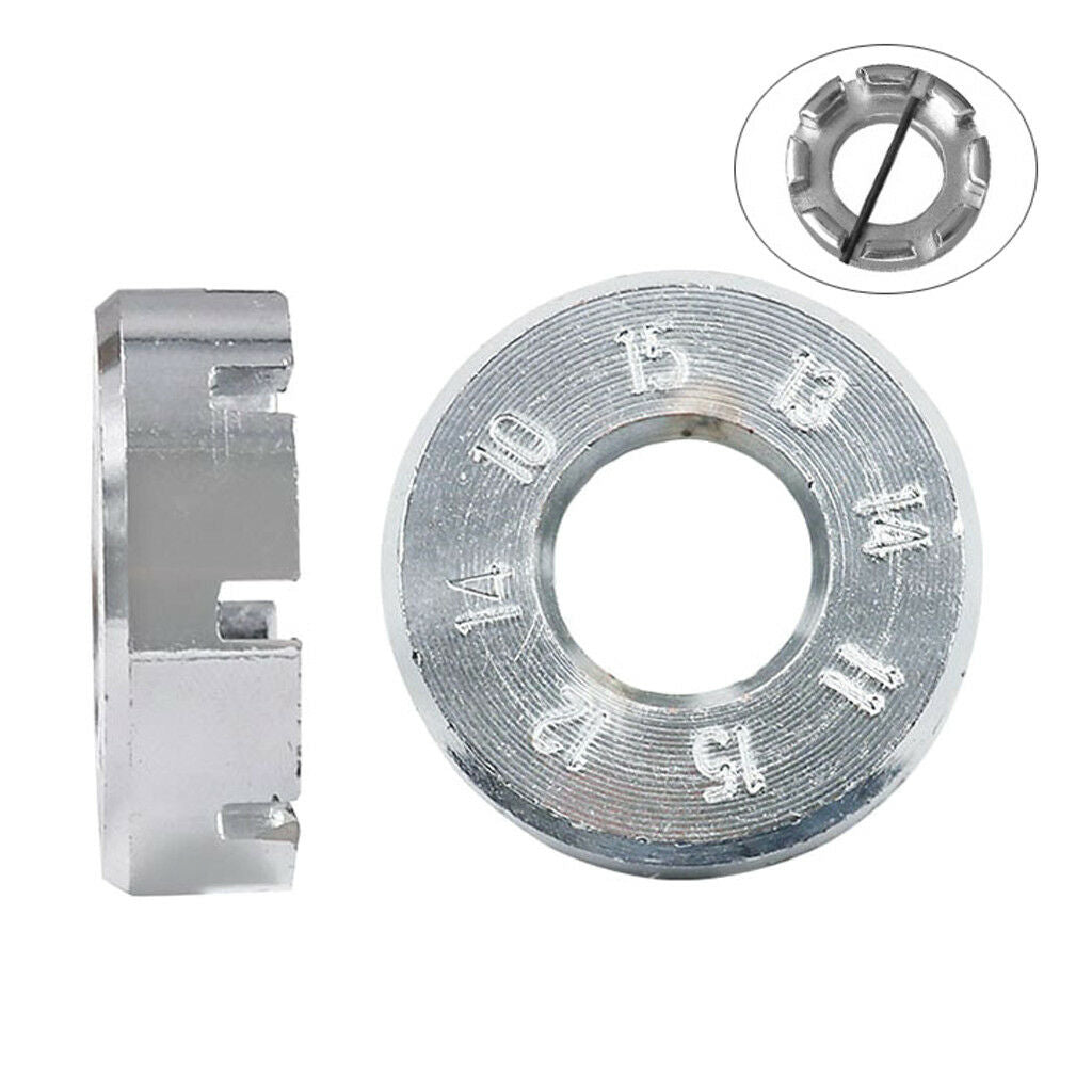 Spoke Key 8 Way Bicycle Push Bike Wheel Rim Nipple Spanner Wrench Tool