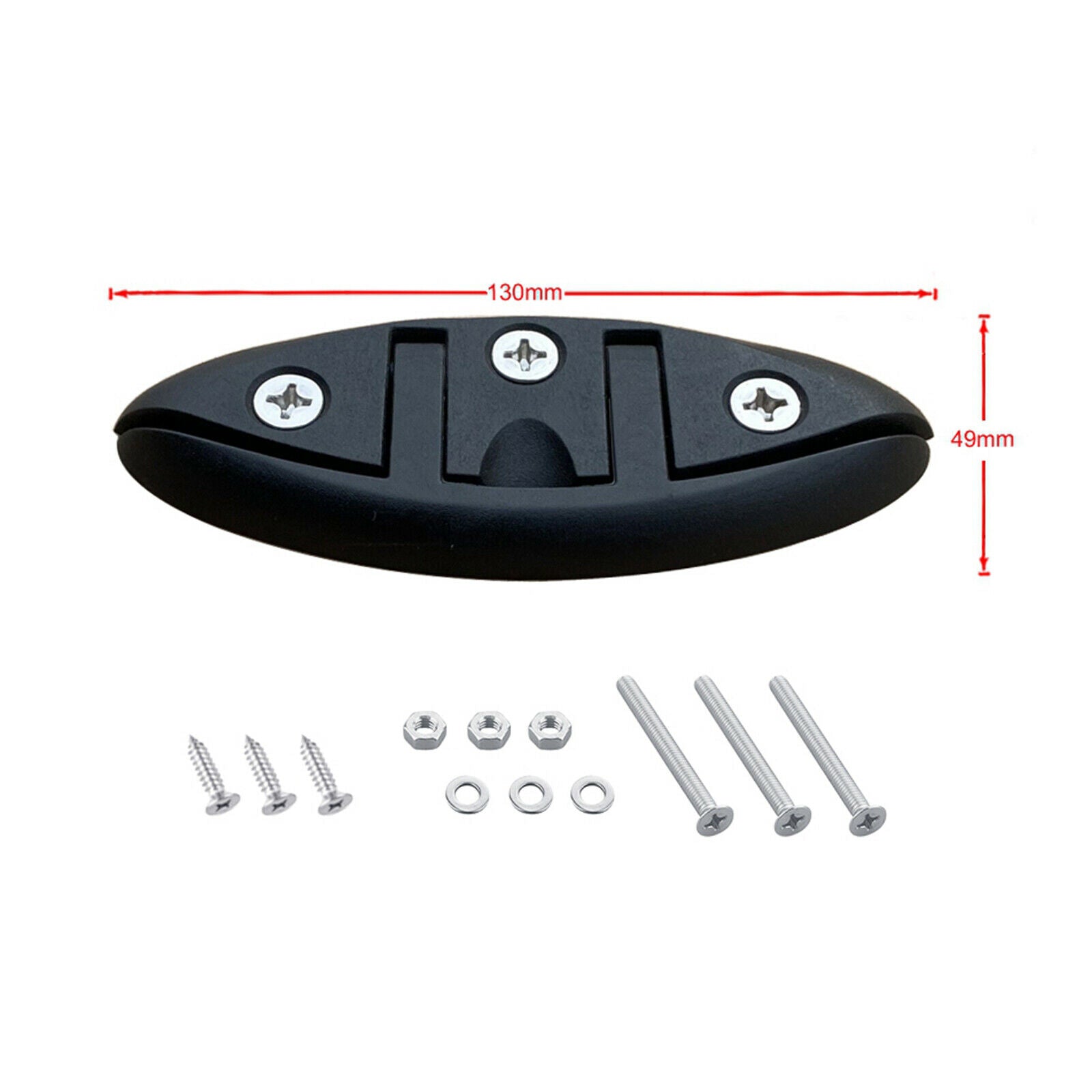 5inch Sailboats Boat Flip Up Foldable Cleat Deck Hardwares Fittings 130x49mm