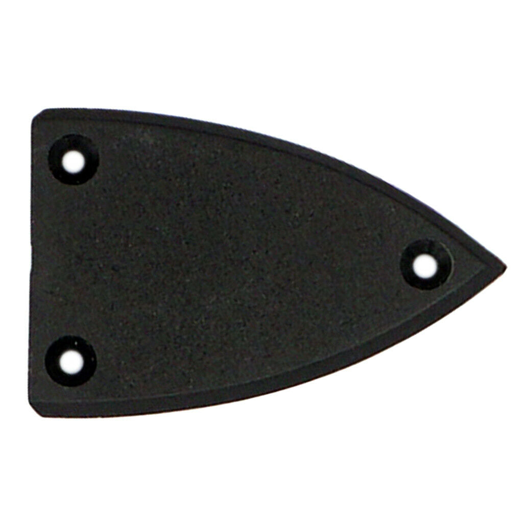 5x Black Truss Rod Covers 3 Screw Holes Style for Folk/Electric Guitar Parts
