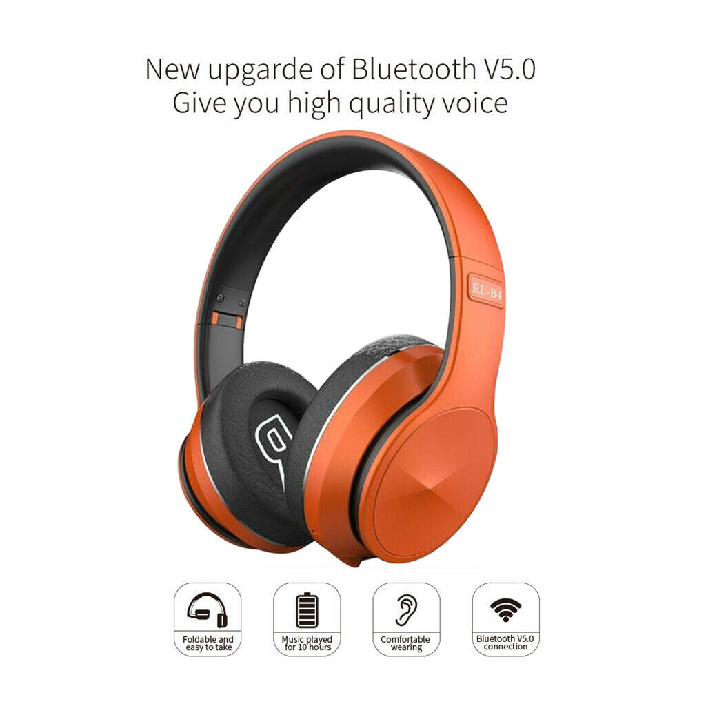 Wireless Headphones Foldable bluetooth headset HIFI support TF card