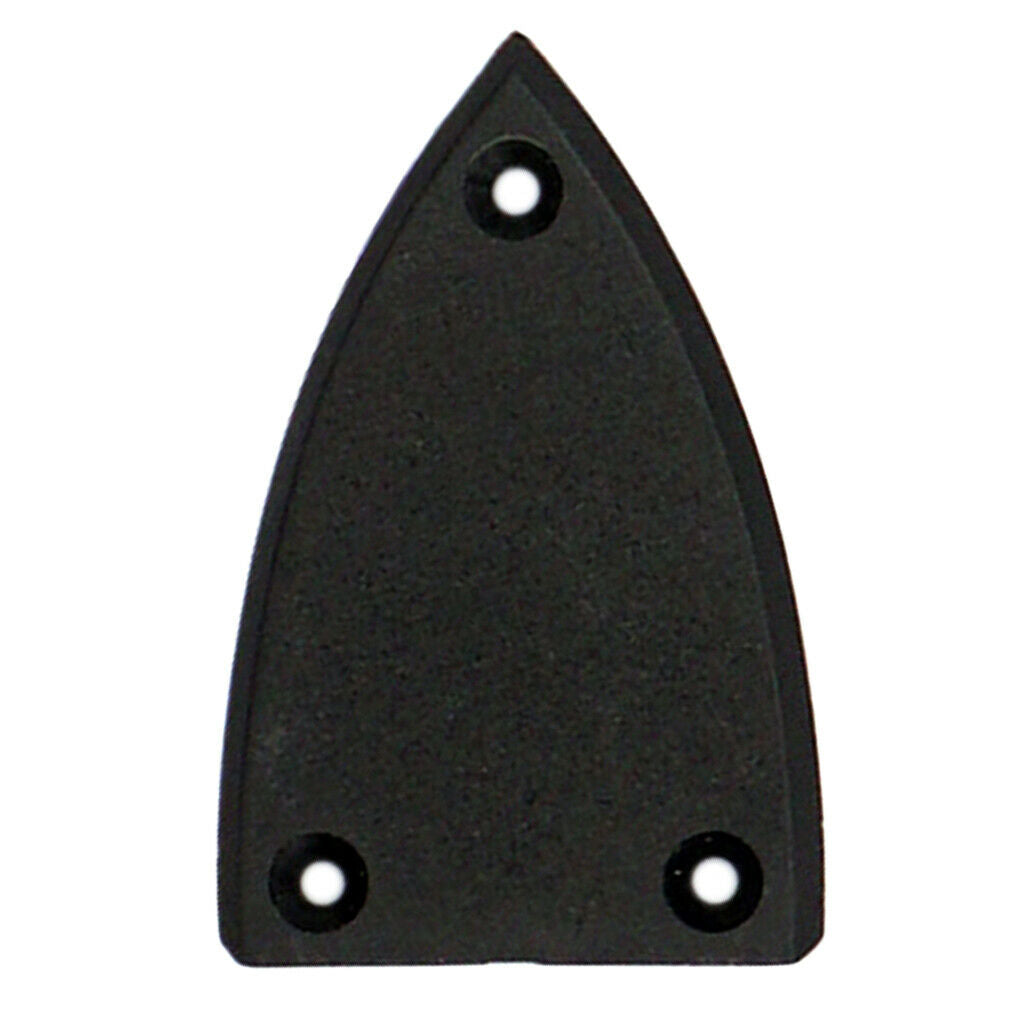 5x Black Truss Rod Covers 3 Screw Holes Style for Folk/Electric Guitar Parts