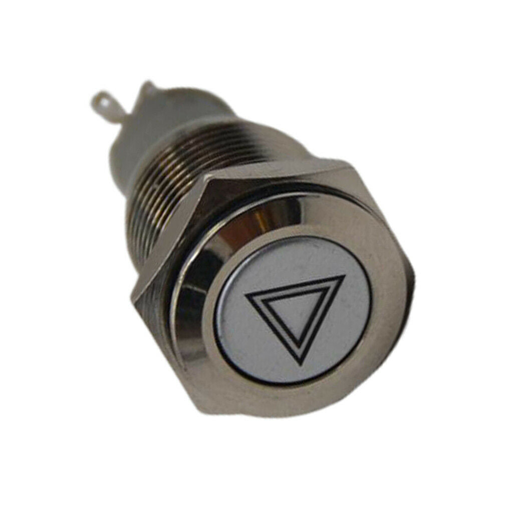 Push Button Switch Red LED Light Momentary