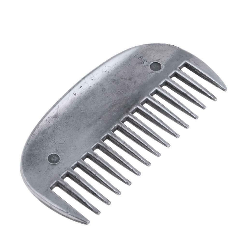 Stainless Steel Horse Curry Comb Brush Grooming Equestrian Supplies