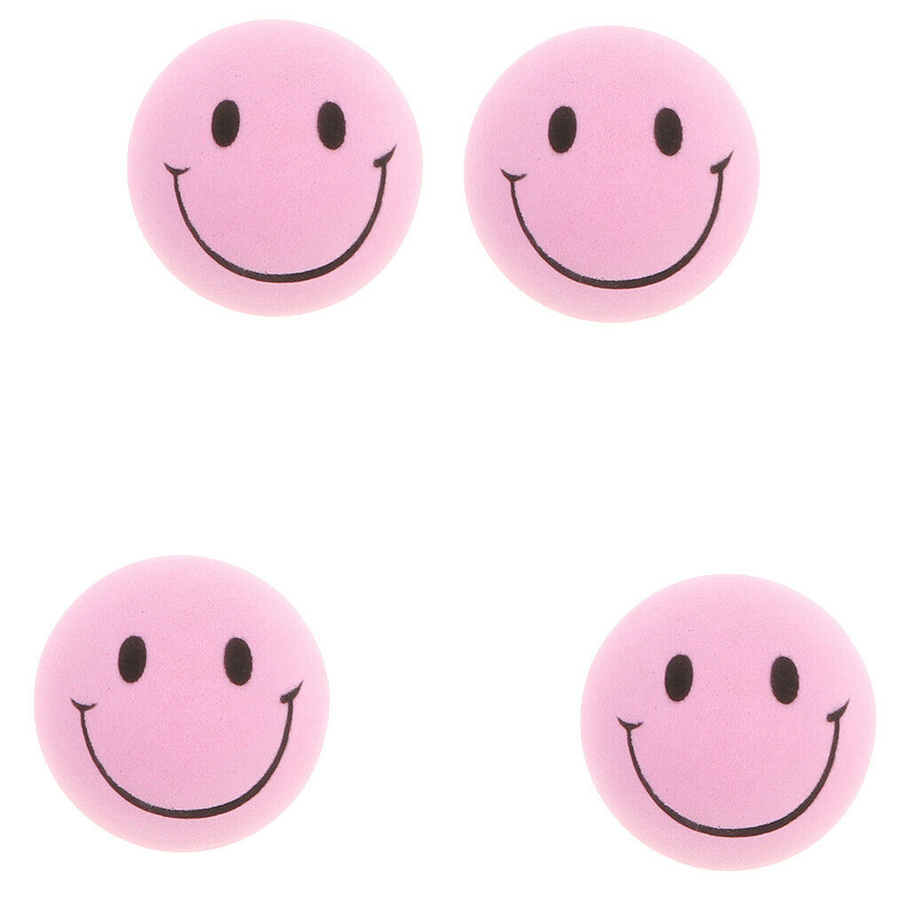 2.4'' EVA Ball Bouncy Balls Soft Foam Balls Pet Toys, Pack of 4 - Pink