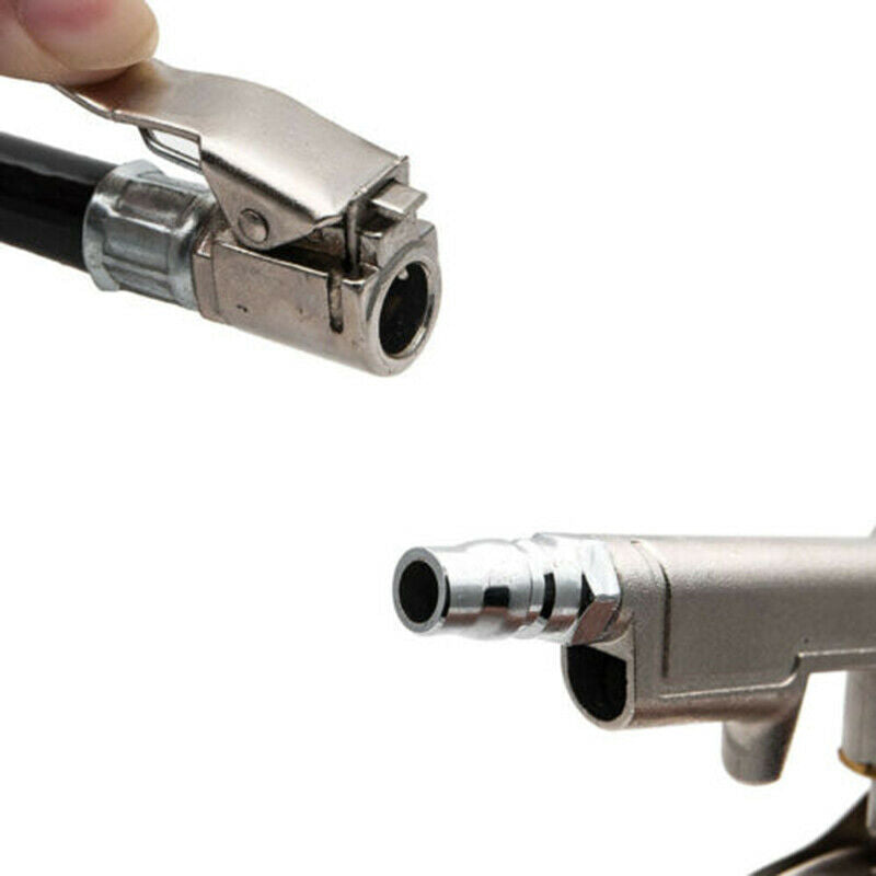 220PSI Car Tyre Inflator with Air Pressure Gauge For Compressor PSI BAR Air BDD